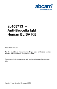 ab108713  – Anti-Brucella IgM Human ELISA Kit