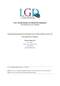 Law, Social Justice &amp; Global Development