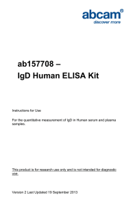 ab157708 – IgD Human ELISA Kit