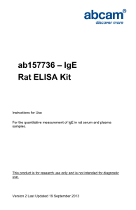 ab157736 – IgE Rat ELISA Kit