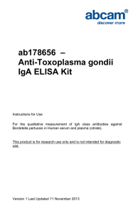 ab178656  – Anti-Toxoplasma gondii IgA ELISA Kit