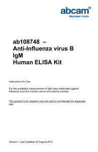 ab108748  – Anti-Influenza virus B IgM Human ELISA Kit