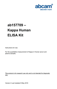 ab157709 – Kappa Human ELISA Kit