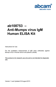 ab108753  – Anti-Mumps virus IgM Human ELISA Kit