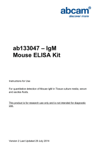 ab133047 – IgM Mouse ELISA Kit