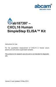 ab187397 – CXCL16 Human SimpleStep ELISA™ Kit