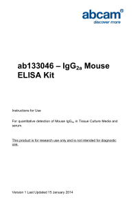 ab133046 – IgG Mouse ELISA Kit 2a