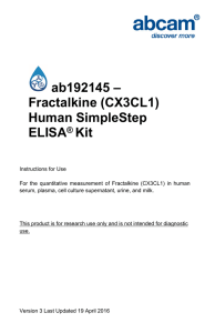 ab192145 – Fractalkine (CX3CL1) Human SimpleStep ELISA