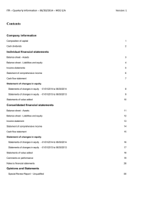 Contents  ITR – Quarterly Information – 06/30/2014 – WEG S/A   