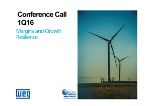 Conference Call 1Q16 Margins and Growth Resilience