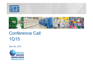 Conference Call 1Q15 April 30, 2015