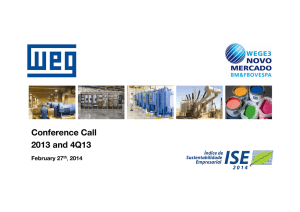 Conference Call 2013 and 4Q13 February 27 2014
