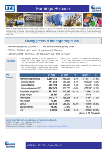 Earnings Release