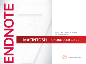 macintosh  online User GUide •