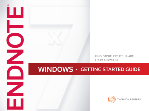 WindoWs  GettinG started Guide •