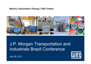 J.P. Morgan Transportation and Industrials Brazil Conference July 08, 2011