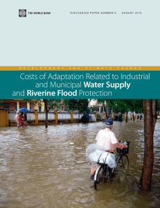 Costs of Adaptation Related to Industrial Water Supply Riverine Flood