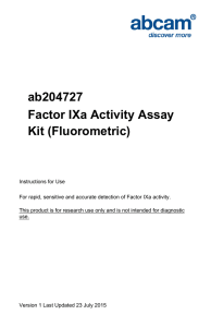 ab204727 Factor IXa Activity Assay Kit (Fluorometric)