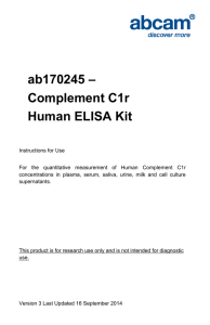 ab170245 – Complement C1r Human ELISA Kit