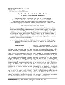 Asian Journal of Plant Sciences 7 (I): 67-72, 2008 ISSN 1682-3974