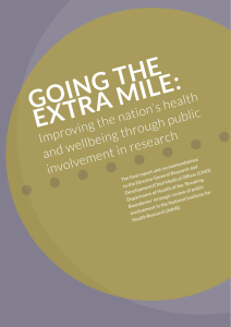 GOING THE EXTRA MILE: ’s health