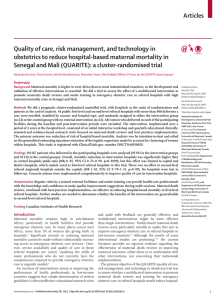 Articles Quality of care, risk management, and technology in