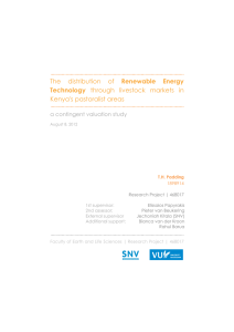 Renewable  Energy Technology a contingent valuation study