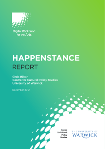 HAPPENSTANCE  REPORT Arts