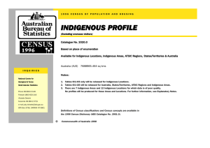 INDIGENOUS PROFILE