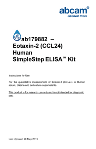 ab179882  – Eotaxin-2 (CCL24) Human SimpleStep