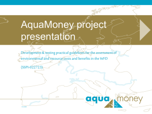 AquaMoney project presentation