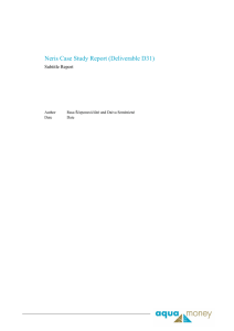 Neris Case Study Report (Deliverable D31) Subtitle Report  Author Rasa