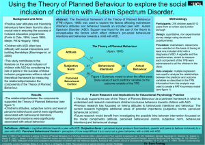 Using the Theory of Planned Behaviour to explore the social