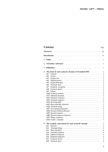 Contents ISO/IEC 14977 : 1996(E)