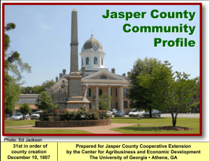 Jasper County Community Profile