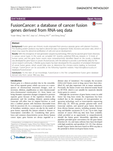 FusionCancer: a database of cancer fusion genes derived from RNA-seq data