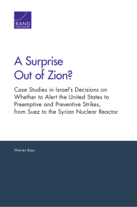 A Surprise Out of Zion?