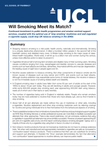 Will Smoking Meet its Match?