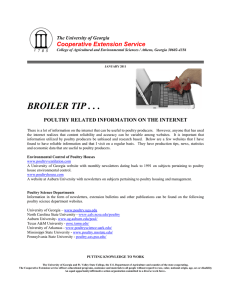 BROILER TIP . . . Cooperative Extension Service