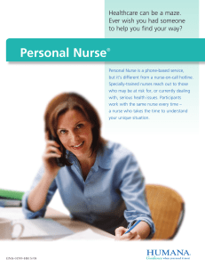 Personal Nurse Healthcare can be a maze. Ever wish you had someone