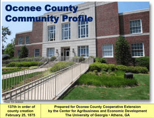 Oconee County Community Profile