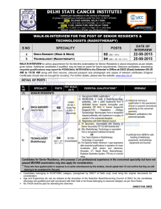 DELHI STATE CANCER INSTITUTES 22-08-2015 25-08-2015