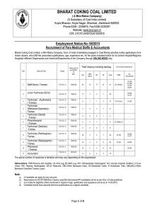 BHARAT COKING COAL LIMITED