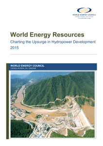 World Energy Resources  Charting the Upsurge in Hydropower Development 2015