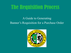 The Requisition Process A Guide to Generating