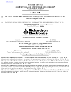 UNITED STATES SECURITIES AND EXCHANGE COMMISSION FORM 10-K WASHINGTON, DC 20549