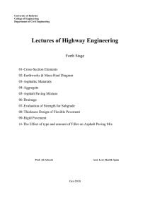 Lectures of Highway Engineering  Forth Stage