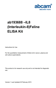 ab193688 –IL8 (Interleukin-8)Feline ELISA Kit