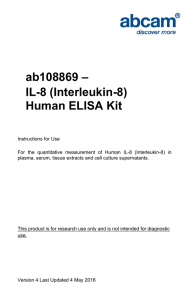 ab108869 – IL-8 (Interleukin-8) Human ELISA Kit