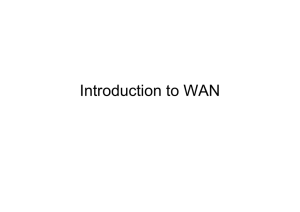 Introduction to WAN
